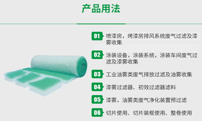 過(guò)濾棉使用方法